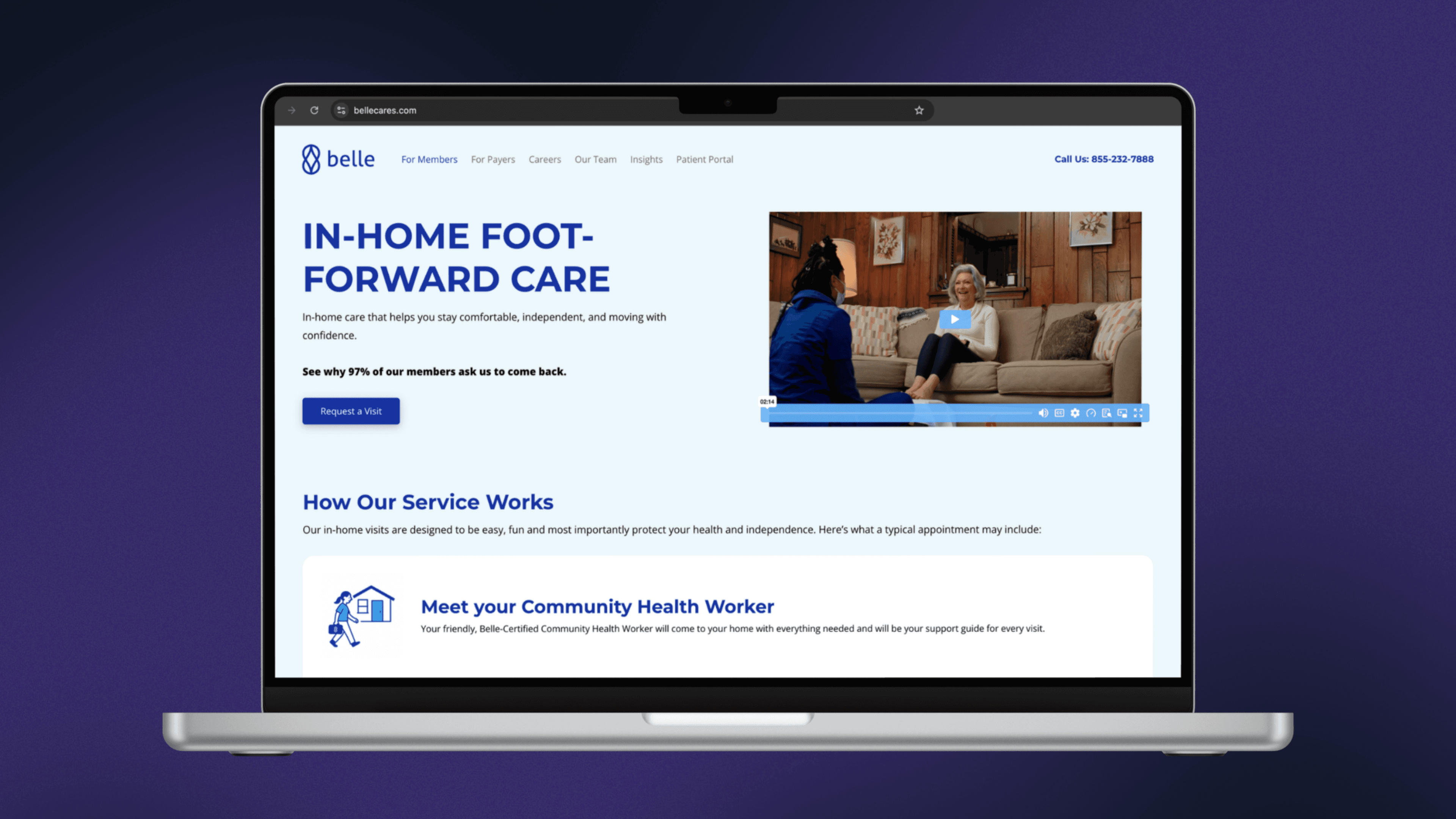 Belle Care Platform screenshot